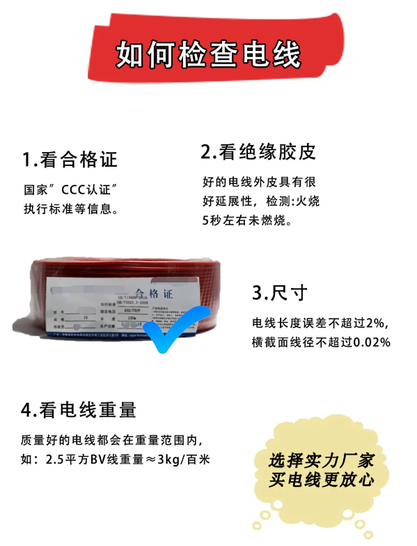 家裝電線如何挑選？
